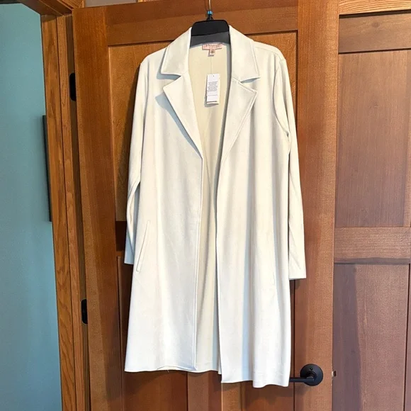 NWT Philosophy Cream Trench Coat - Picture 1 of 7